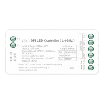 Singolo Controller Wi-Fi LED indirizzabili 5-24V 2048...