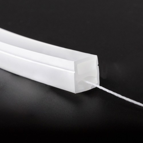 20 Mt Tubo Vuoto in Silicone 12x12 LED NEON FLEX per Strisce LED fino a 8mm