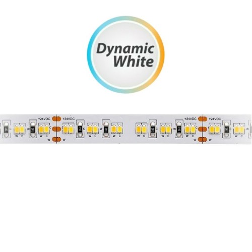 Striscia LED 5 Mt SMD 2216 1200 LED IP20 9.000 Lm Bianco Dinamico Professional Line