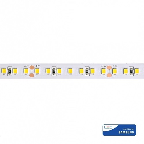 Striscia LED 5 Mt SMD 2835 24V 120 LED/Mt IP54 7.920Lm SAMSUNG