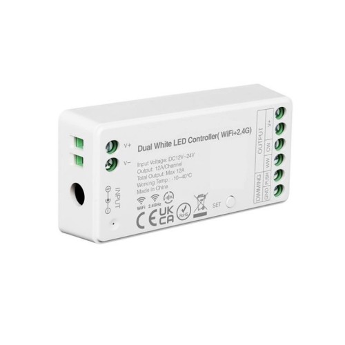 Controller Dimmer Bianco Dinamico CCT ALEXA - GOOGLE HOME 12/24V 12A