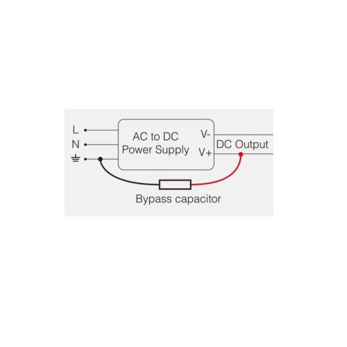 Condensatore Bypass eliminazione effetto "leggermente acceso" dei LED