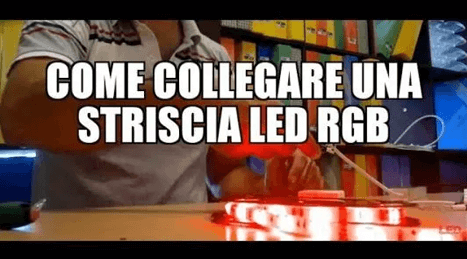 Come collegare la striscia LED RGB