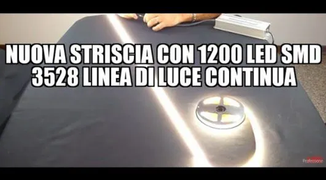 Nuova striscia con 1200 LED SMD 3528 linea di luce continua